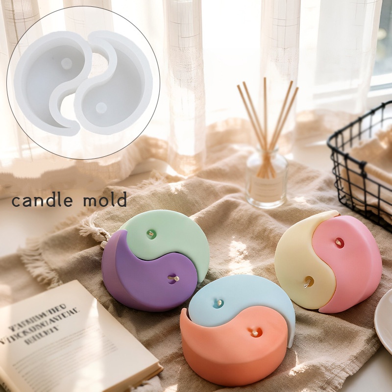 Soap Making Additives - Molde de silicona Yin Yang para