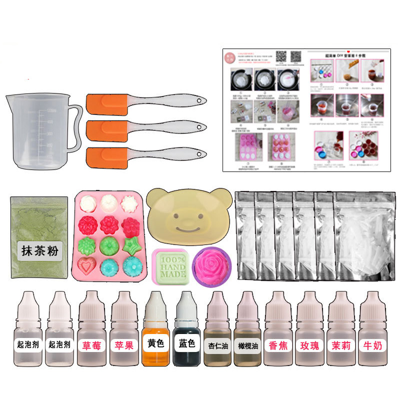 Soap Making Starter Kit - Paquete de Material DIY de plantas,