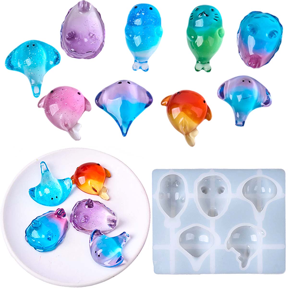 Soap Making Supplies - Molde de silicona 3D de rayo