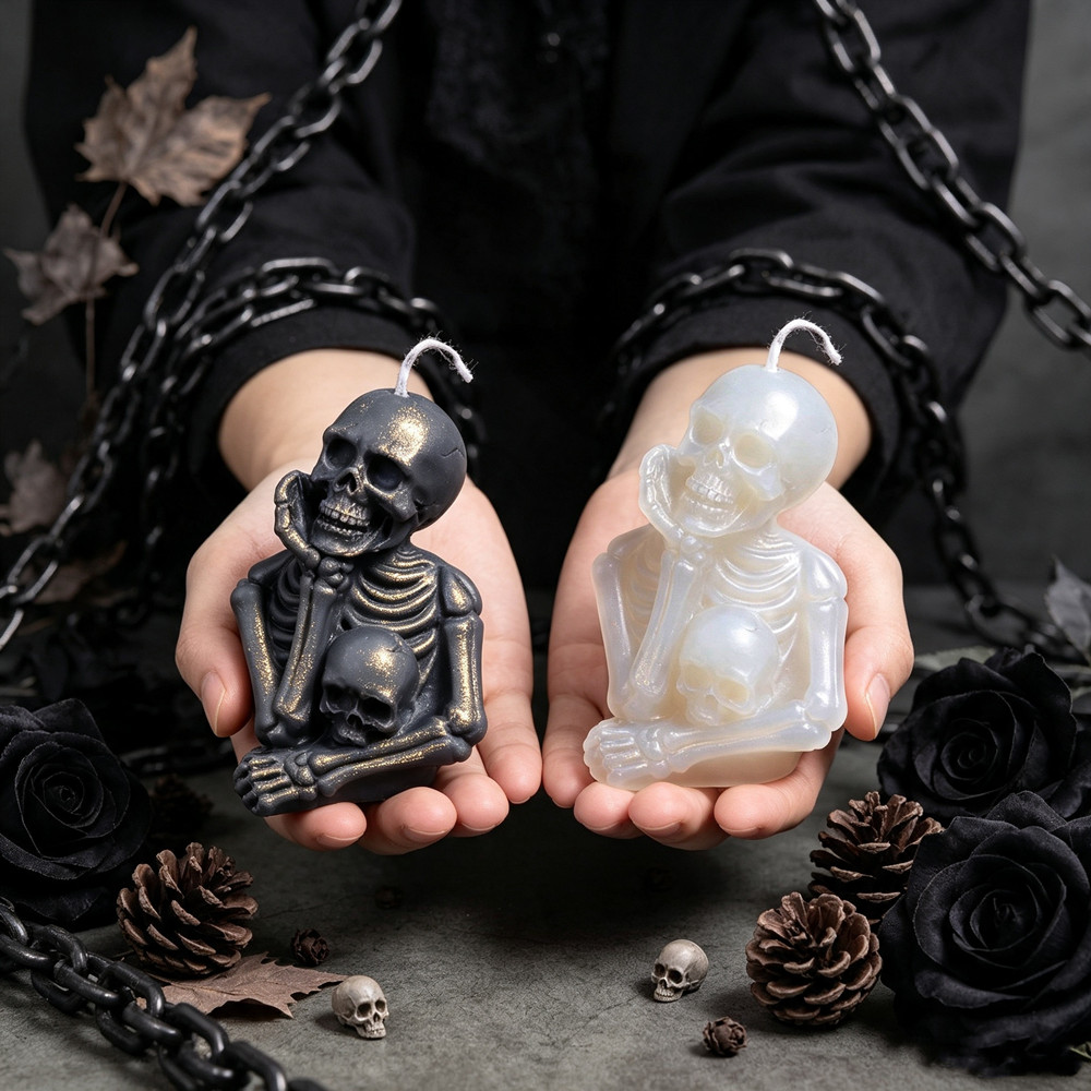 Molde 3D Realista de Cráneo co - Soap Making Additives reseña y precio