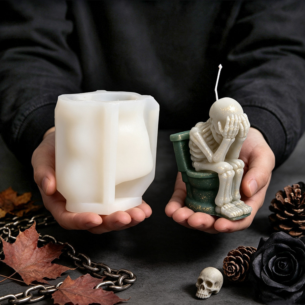 Molde 3D Realista de Cráneo co - Soap Making Additives reseña y precio