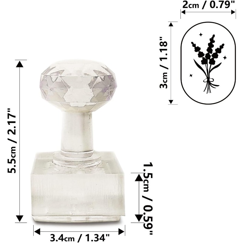Sello de jabón acrílico de 5,5 - Soap Making Starter Kit reseña y precio