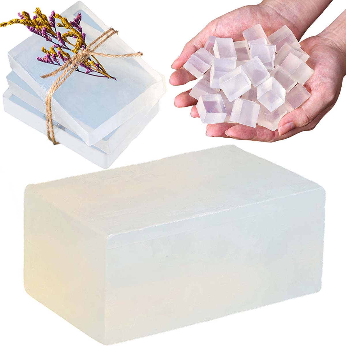 Base de jabón de glicerina bla - Soap Making Glycerin reseña y precio