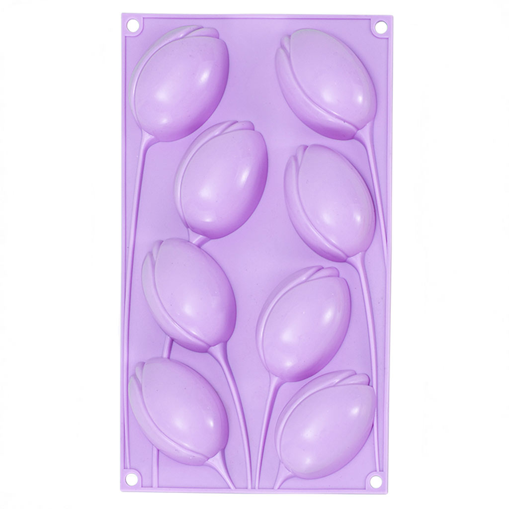 Molde de Silicona Tulipán de 8 - Soap Making Jelly reseña y precio