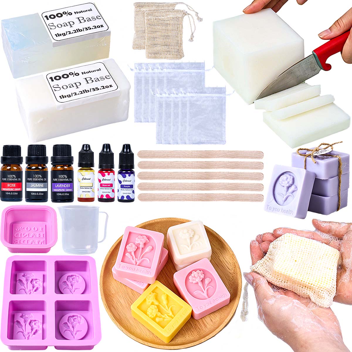 Kit de Fabricación de Jabón Ar - Soap Making Starter Kit reseña y precio