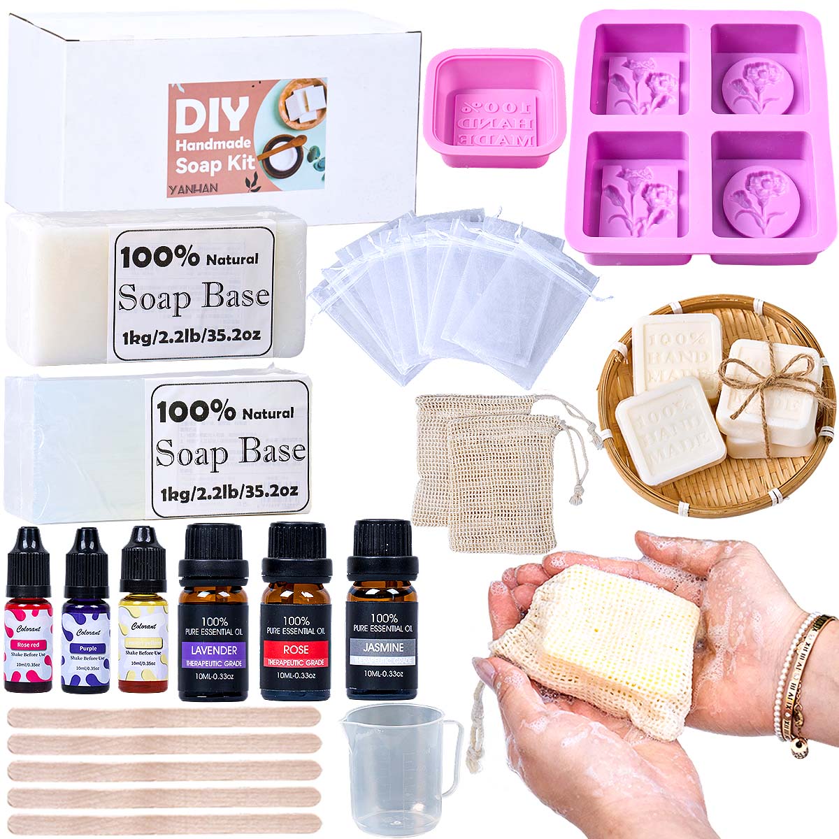 Kit de Fabricación de Jabón Ar - Soap Making Starter Kit reseña y precio
