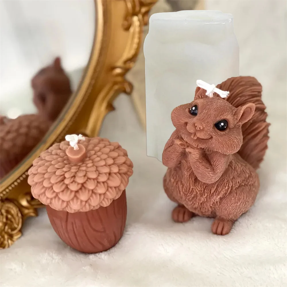 Molde de silicona 3D de ardill - Soap Making Additives reseña y precio